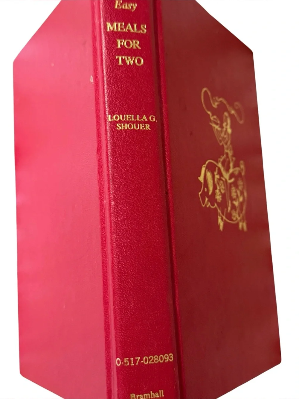 1952 Quick and Easy Meals for 2 Louella G Shouer Vintage Cookbook Hardcover